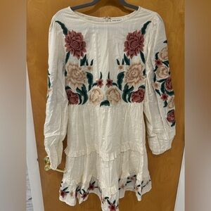White Floral Dress by Roller Rabbit
